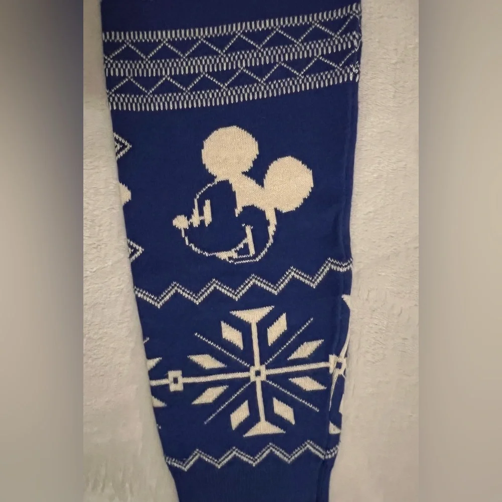 GAP Blue and White Mickey Fair Isle Kids Matching Set